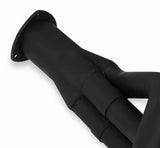 12542FLT Long Tube Header Fits 1965-74 Ford F100 4WD Black Paint performance headers