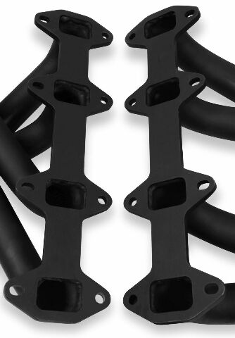 12542FLT Long Tube Header Fits 1965-74 Ford F100 4WD Black Paint performance headers