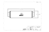 Fuel Filter Element High Flow Fuel System Universal Fit Aeromotive 12664-BGPL