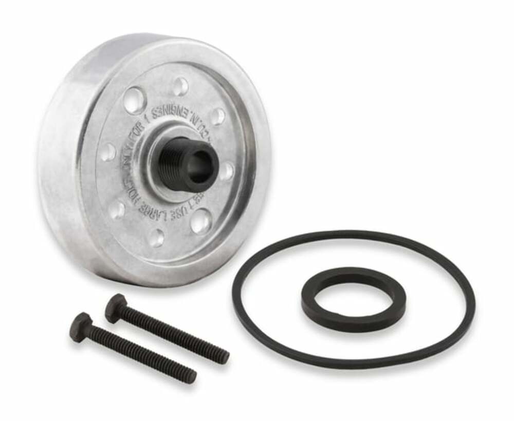 Mr. Gasket oil filter conversion kit Chevy aluminum steel 1270