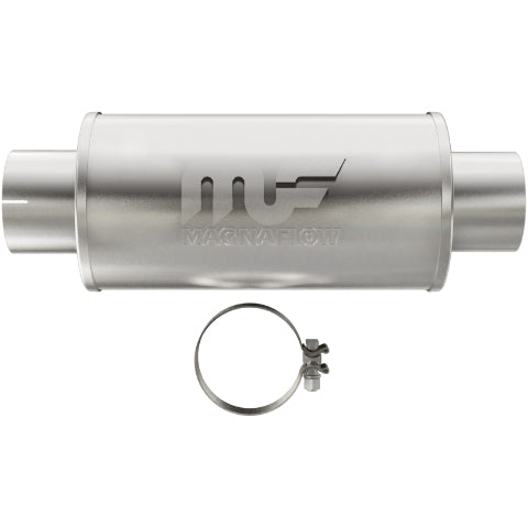 MagnaFlow performance muffler 4 inch inlet 3 inch outlet stainless steel 12775