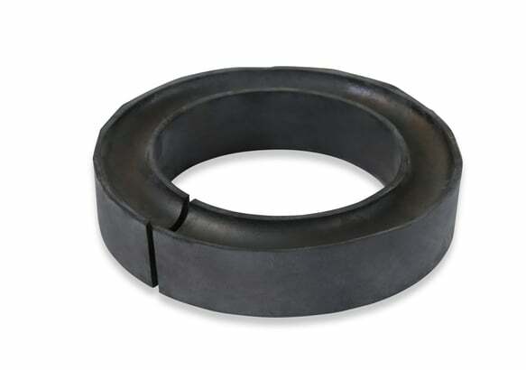 Mr. Gasket rubber coil spring spacer black 1285