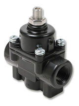 Earls Adjustable Fuel Pressure Regulator - Carbureted - Black - 1-4 PSI-12850ERL