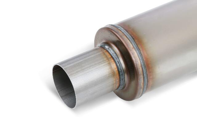 12867-FM 409SS Round Case Absorption Muffler performance muffler 10416