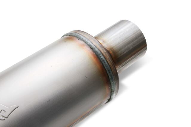 12867-FM 409SS Round Case Absorption Muffler performance muffler 10416