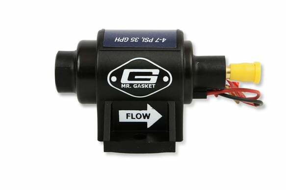 Mr. Gasket electric fuel pump 12S 35 GPH 4 7psi SBC BBC SBF BBF Chevy Ford carburetor LS engine 2493