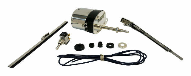Vintage - Stainless Stainless Wiper Motor Kit - 12VST stainless steel
