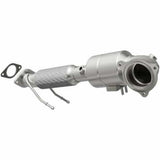 MagnaFlow direct-fit catalytic converter fits 2013-2015 Ford Fusion 1.6 1.5 coupled 1.6 inch inlet 1.5 inch outlet stainless steel CARB compliant 52974