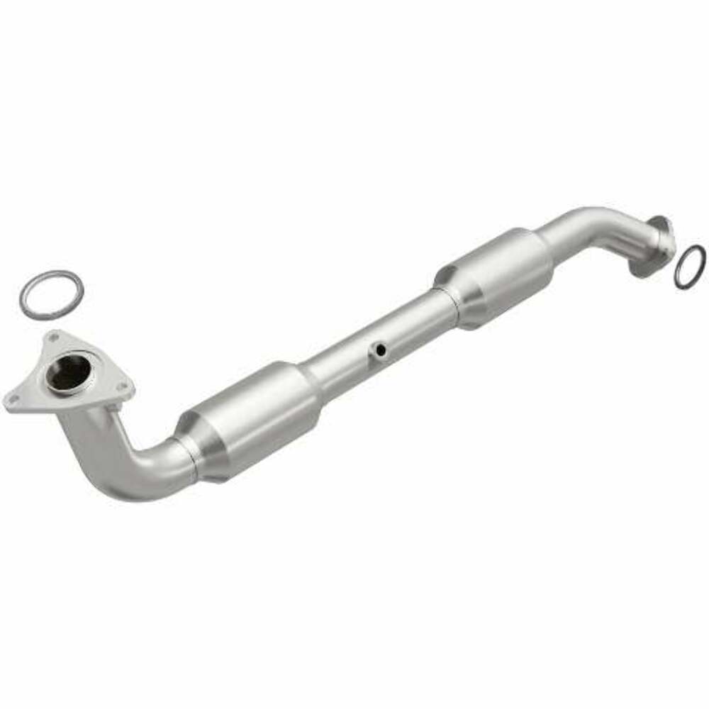 MagnaFlow direct-fit catalytic converter fits 2013-2017 Lexus LX570 and Toyota Land Cruiser, this and 2013-2015 Land Cruiser 5.7 5.7 inch inlet/outlet stainless steel CARB complian