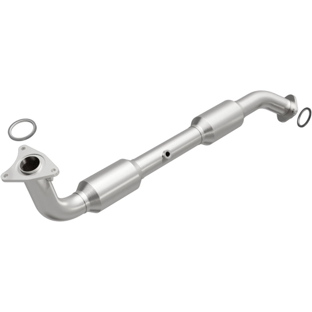 MagnaFlow direct-fit catalytic converter fits 2013-2017 Lexus LX570 and Toyota Land Cruiser, this and 2013-2015 Land Cruiser 5.7 5.7 inch inlet/outlet stainless steel CARB complian
