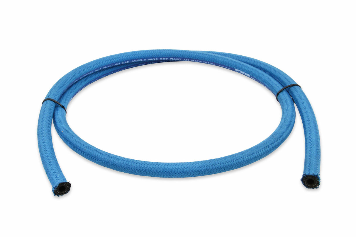 Earls Power Steering Hose - Blue - Size -6 - 6 Ft - 130606ERL