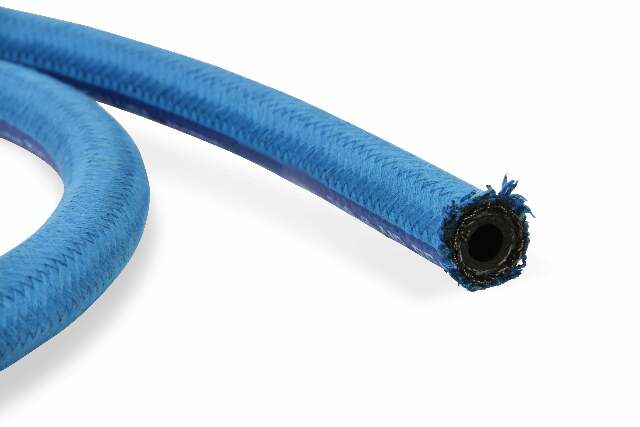 Power Steering Hose - Blue - Size -6 - 10 Ft - 131006ERL AN fitting