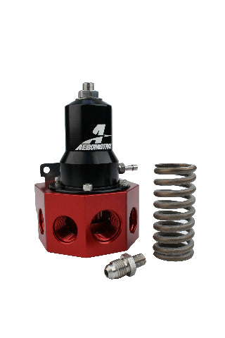Fuel Pressure Regulator Adjustable Fuel Pressure Universal Fit Aeromotive 13133-BGPL
