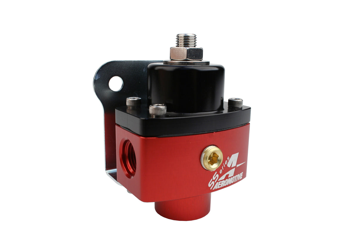 Fuel Pressure Regulator Adjustable Fuel Pressure Universal Fit Aeromotive 13201-BGPL