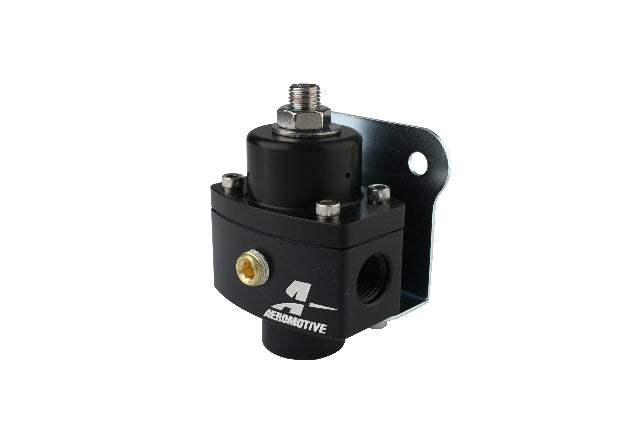 Fuel Pressure Regulator Adjustable Fuel Pressure Universal Fit Aeromotive 13211-BGPL
