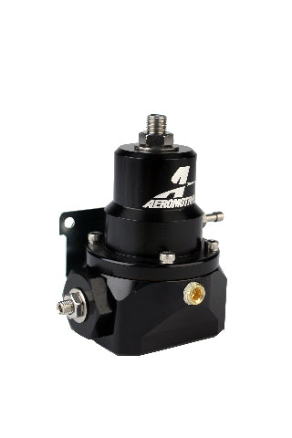 Fuel Pressure Regulator Adjustable Fuel Pressure Universal Fit Aeromotive 13214-BGPL