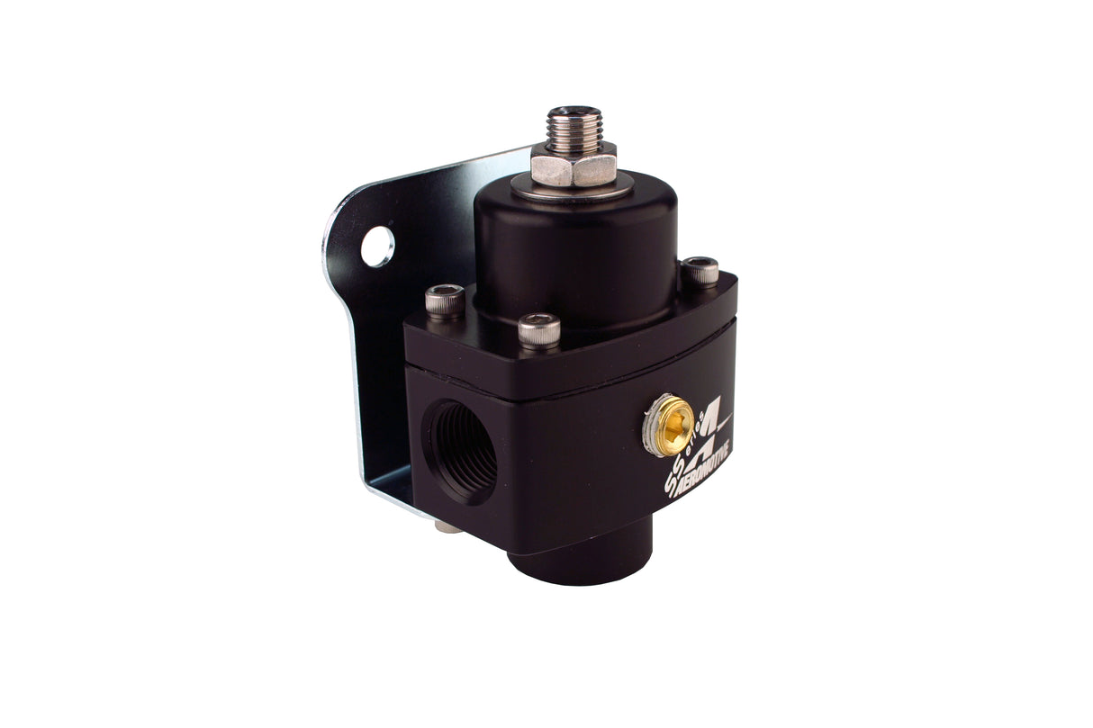 Fuel Pressure Regulator Adjustable Fuel Pressure Universal Fit Aeromotive 13215-BGPL