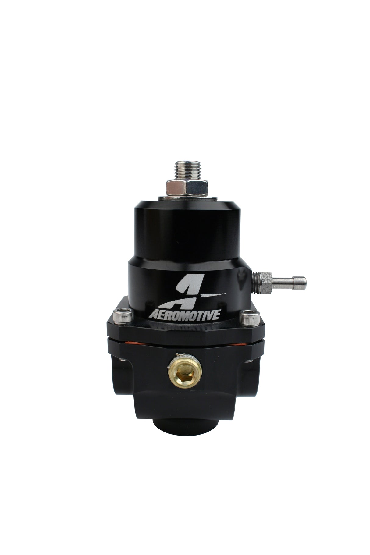 Fuel Pressure Regulator Adjustable Fuel Pressure Universal Fit Aeromotive 13303-BGPL