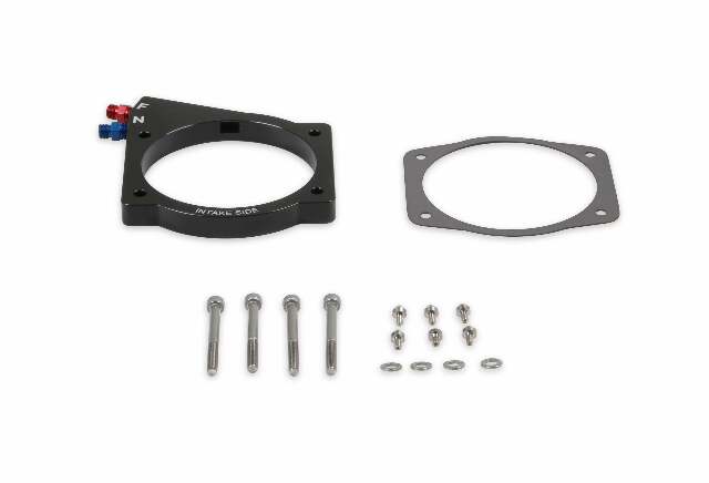 NOS nitrous wet plate kit conversion 102mm FAST or 105mm MSD intake black EFI 13437NOS