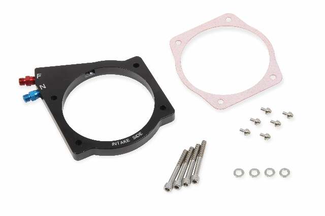 NOS nitrous wet plate kit conversion 102mm FAST or 105mm MSD intake black EFI 13437NOS