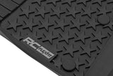 Rough Country Floor Mats - FR - 4 Door - Jeep Wrangler Unlimited 4WD (2014-2018) - FF-6141