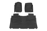 Rough Country Floor Mats - FR & RR - Double Cab - Toyota Tundra 2WD/4WD (2014-2021) - FF-71413