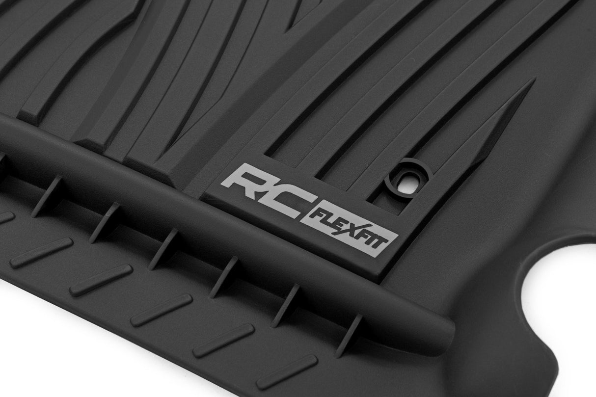 Rough Country Floor Mats - FR - Double Cab - Toyota Tundra 2WD/4WD (2014-2021) - FF-7141