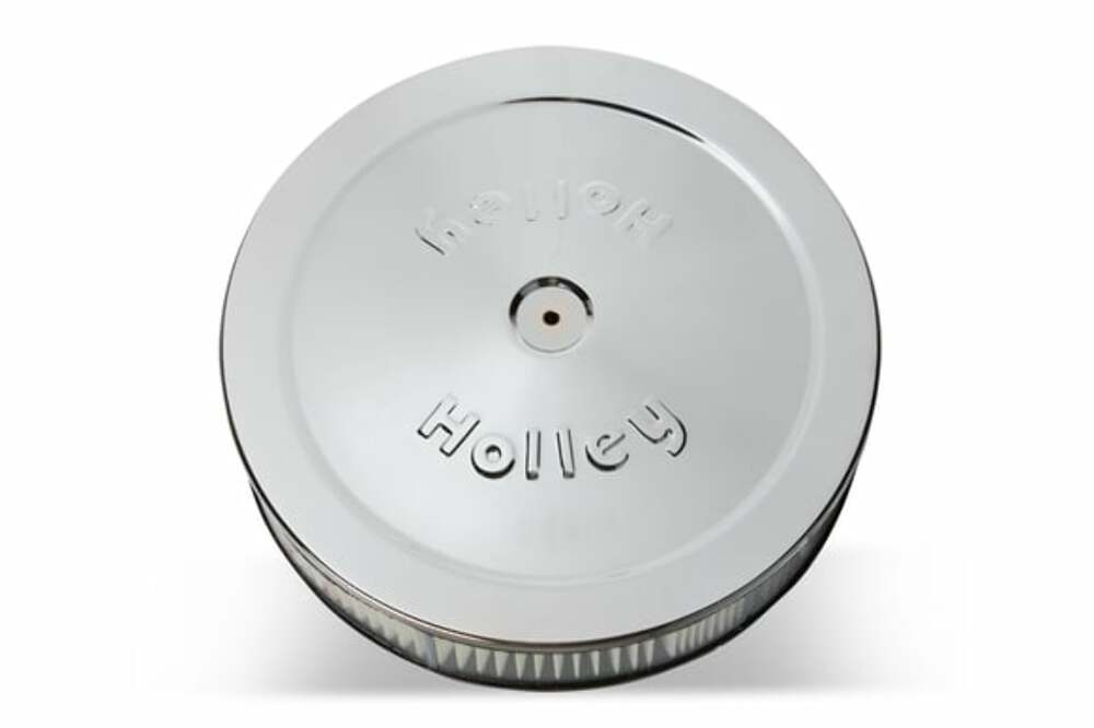t 14 Chrome Round Air Cleaner - 120-102 Holley