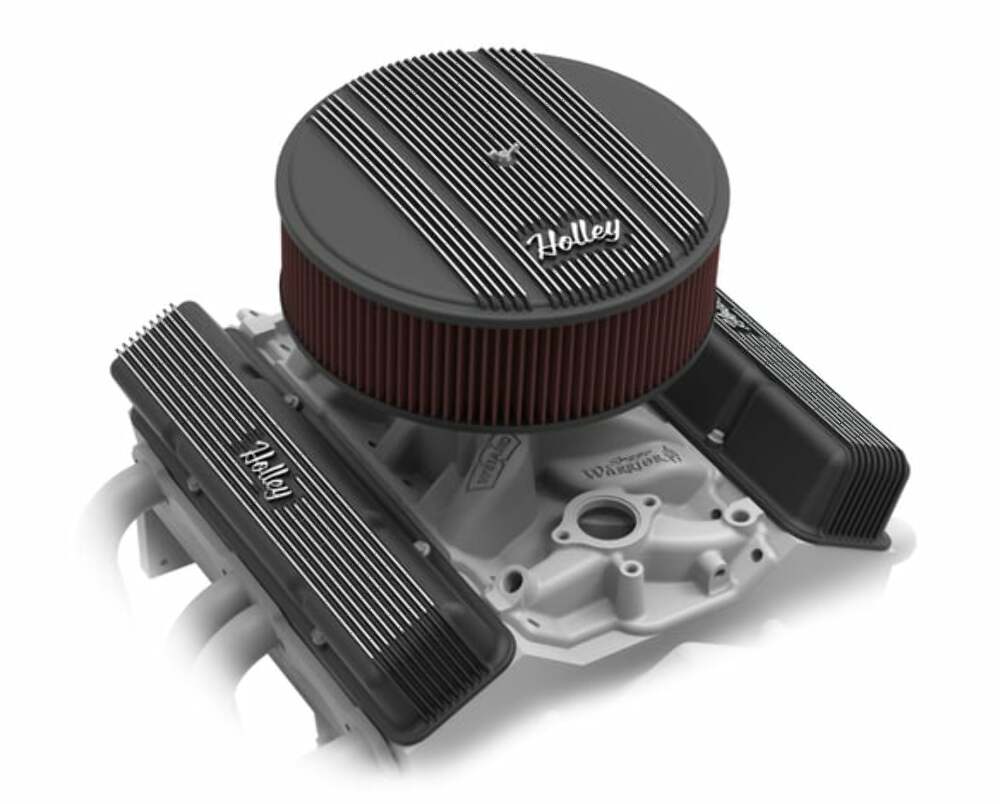 Holley 14 Round Finned Air Cleaner - 120-157