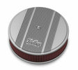 Holley 14 Round Finned Air Cleaner - 120-160 for Chevy aluminum