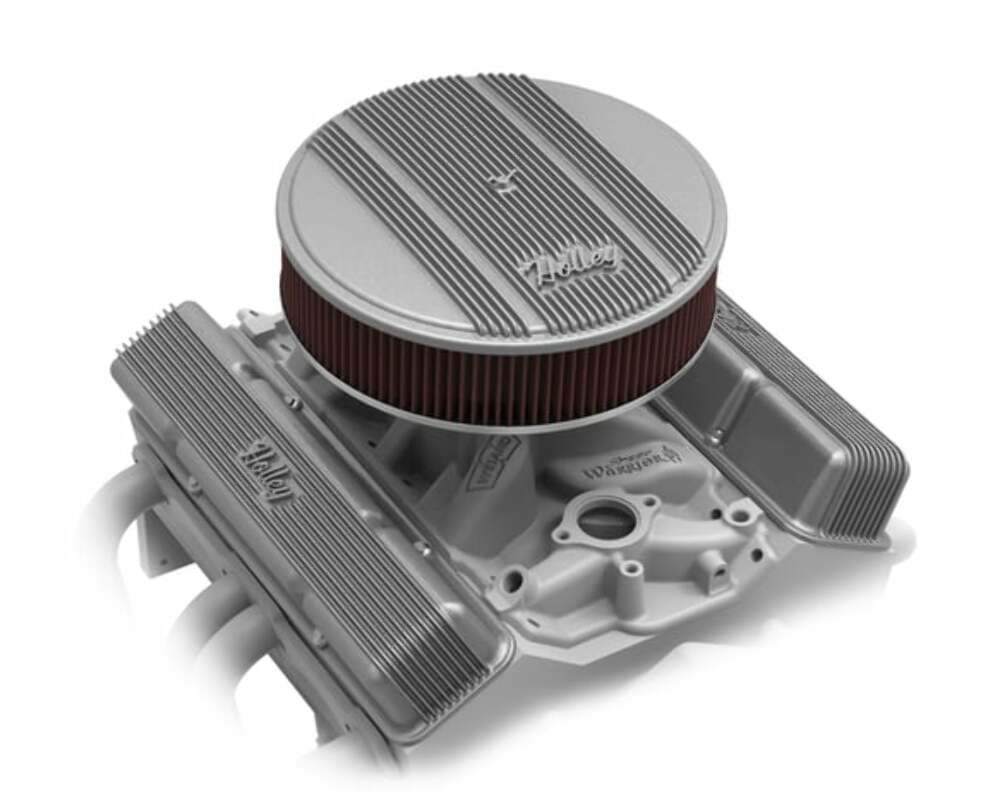 Holley 14 Round Finned Air Cleaner - 120-160