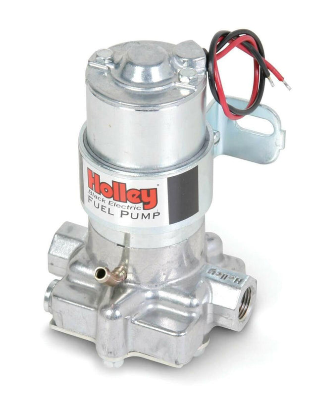Holley 140 GPH Black® Electric Fuel Pump - 712-815-1 black polished aluminum