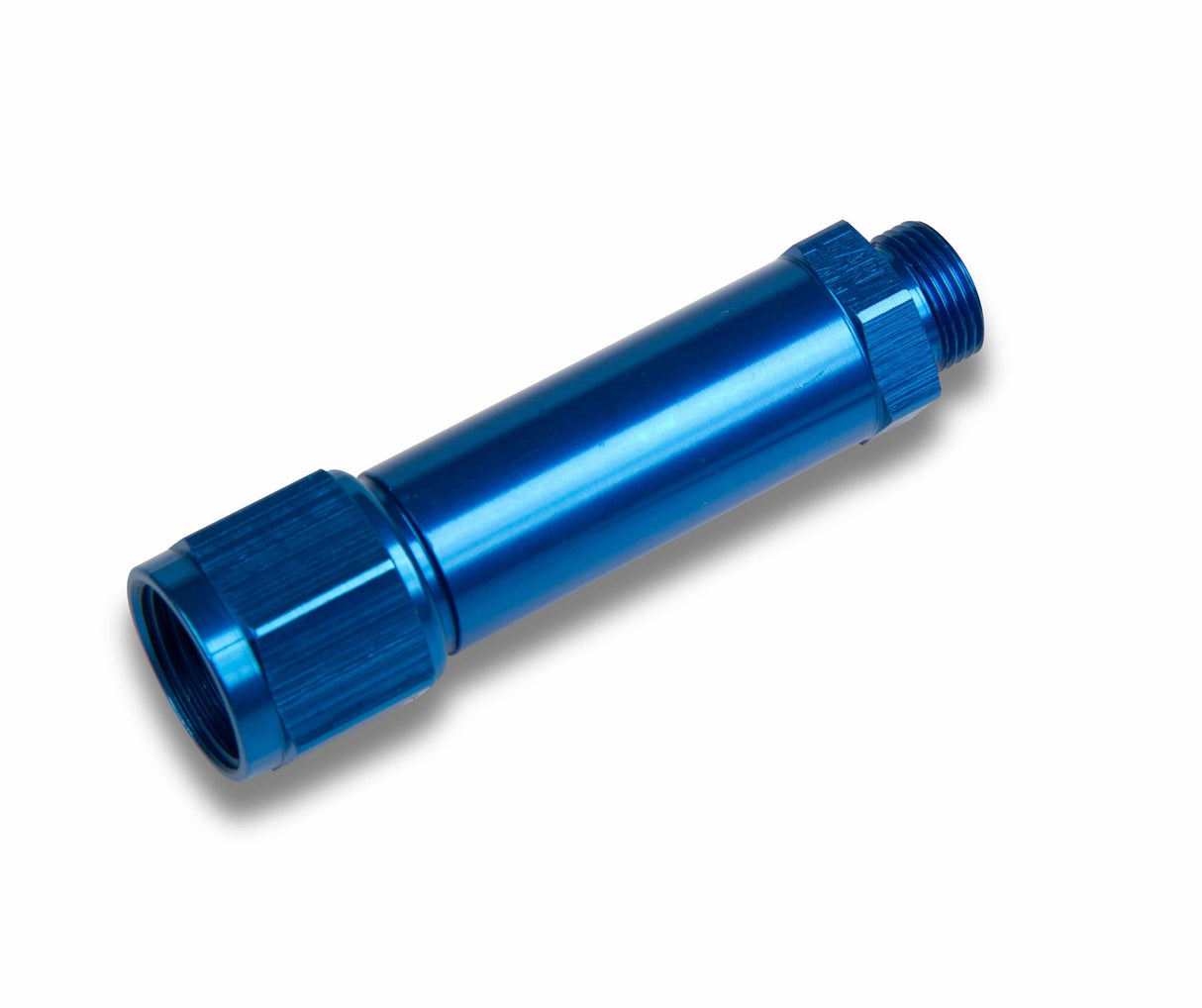 140024DEM Dual Feed Bowl Inlet Fitting -8 AN, 9/16-24, swivel end