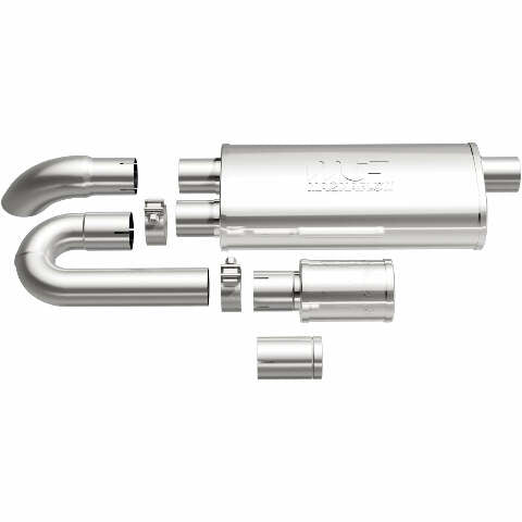 MagnaFlow straight-through performance muffler 304 stainless steel 14006