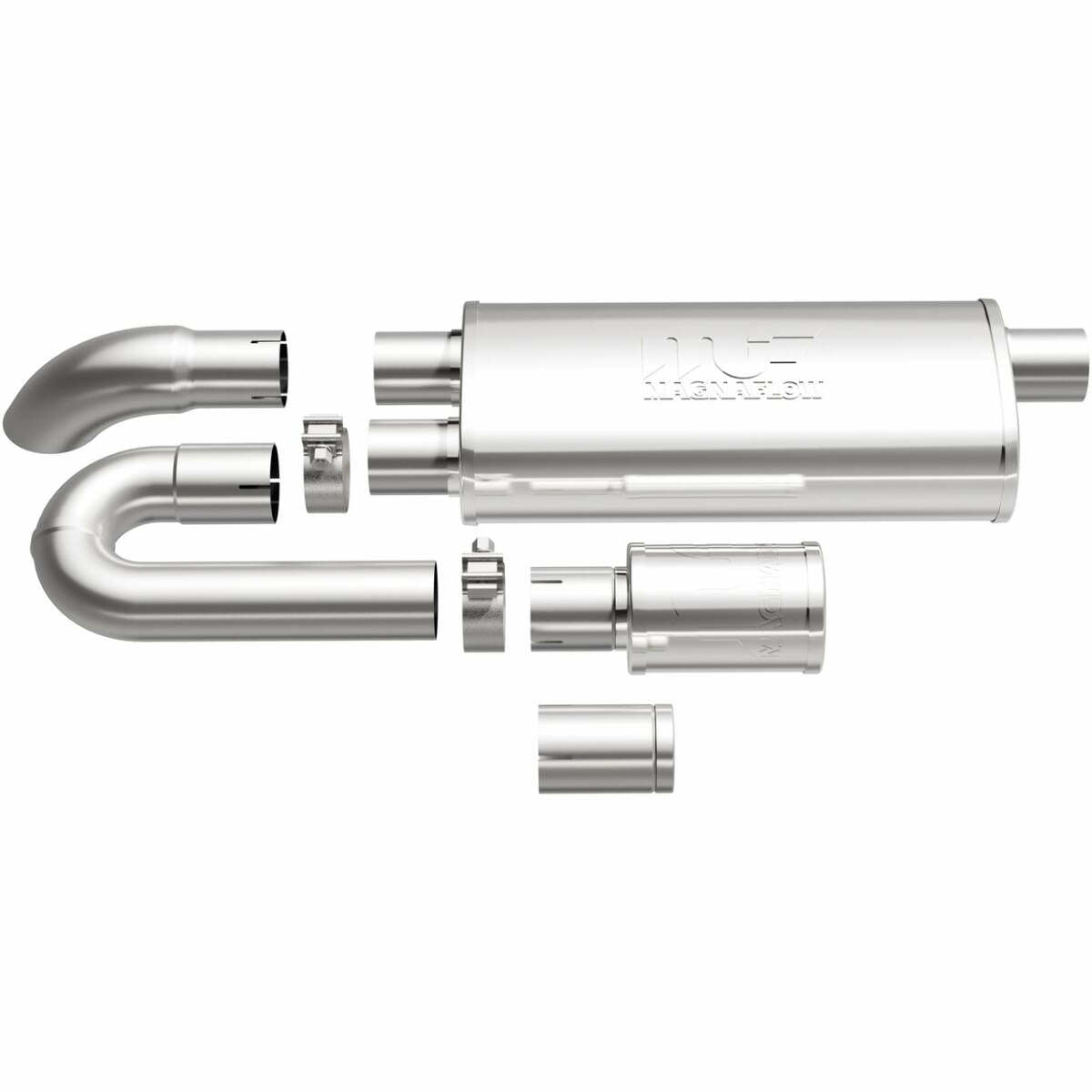 MagnaFlow straight-through performance muffler 304 stainless steel 14009
