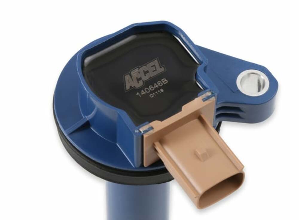 t ACCEL Ignition Coil-SuperCoil-10-16 Ford EcoBoost 3.5L V6-Blue-(3-Pin)-140646B-6 Accel