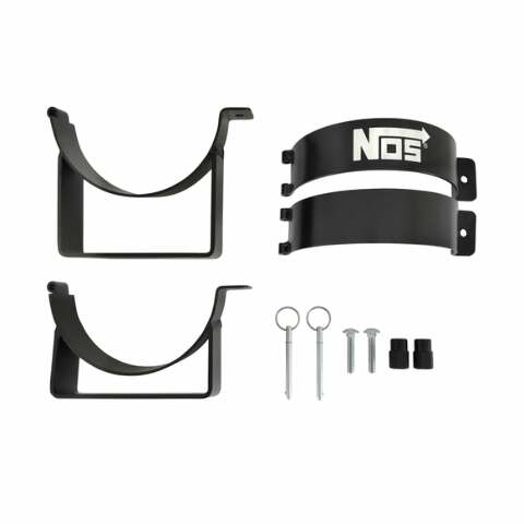 NOS quick release bottle brackets 10 lb black 14140NOS
