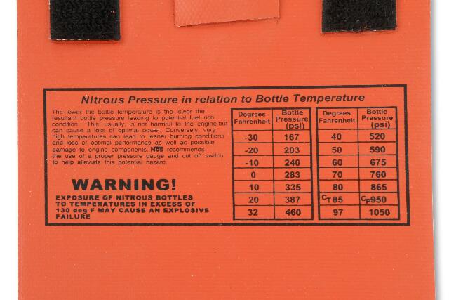 NOS Nitrous Bottle Heater - 14164-110NOS