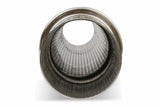 Round Performance Muffler 2.5 Inlet/ 2.5 Outlet 14416-FM Polished St 14419