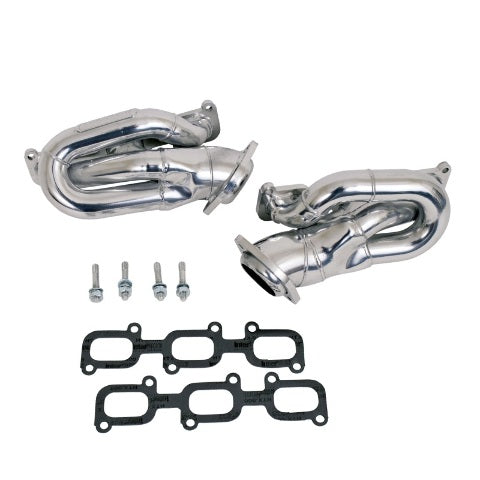 Fits 2011-2017 Mustang 3.7L V6 1-5/8 Shorty Tuned Length Exhaust Headers14420 for 2011-2017 Ford Mustang ceramic coated chrome
