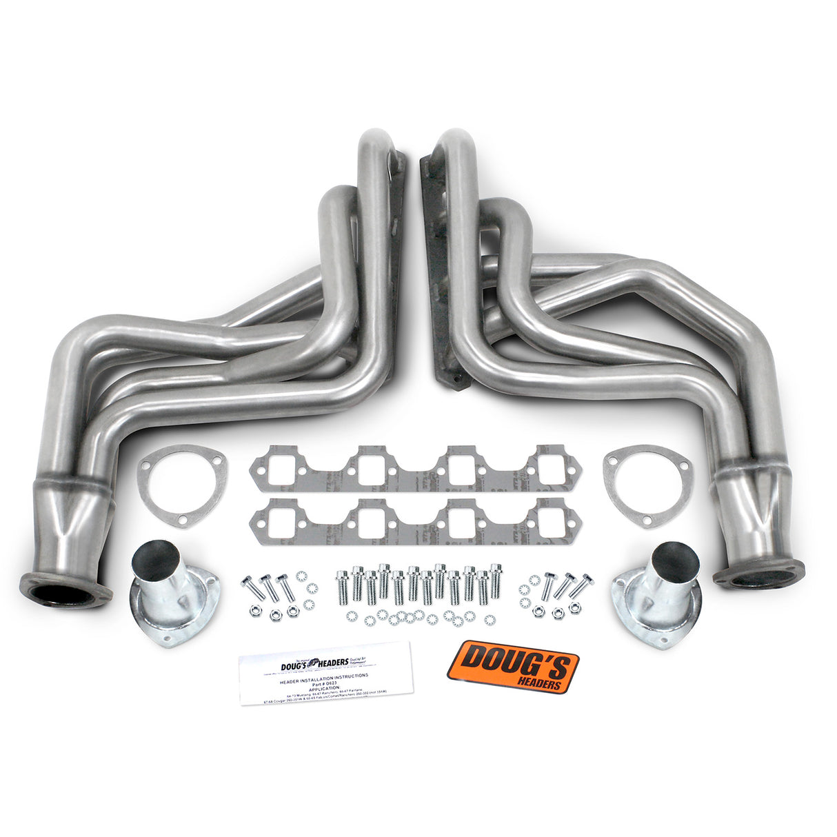 Long Tube Headers for 304 Stainless 1-3/4in Primary Stainless Steel D623-SS