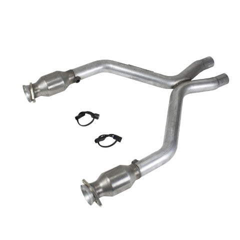 Fits Mustang V6 Short Mid X Pipe W/ Converters For Use W/ 1642/0 Headers-1461