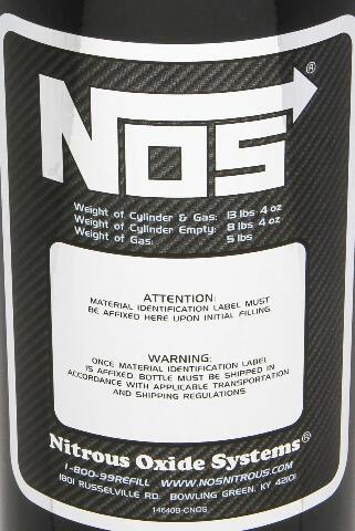 NOS Nitrous Bottle - 14730BNOS