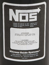 10lb NOS Bottle Carbon Fiber Hydro Dipped W/ Super Hi-Flow Valve 14745BNOS