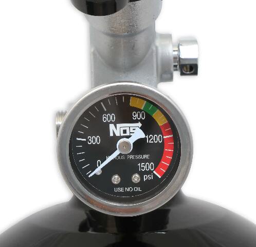 10lb NOS Bottle Carbon Fiber Hydro Dipped W/ Super Hi-Flow Valve 14745BNOS