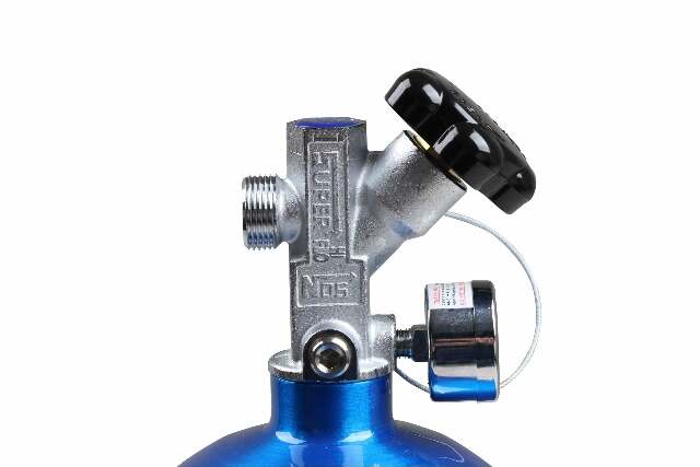 NOS nitrous bottle - 14750-ZR1NOS 15 lb blue