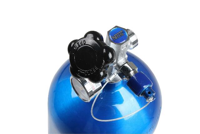 NOS nitrous bottle - 14750-ZR1NOS 15 lb blue