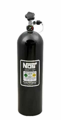 NOS nitrous bottle - 14750B-ZR1NOS -8AN 15 lb black 2493