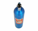 NOS nitrous bottle w/ blue finish and super hi flo valve 15 lb 14750NOS