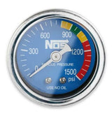 NOS nitrous bottle -6AN 16 foot 10 lb blue black 14761NOS
